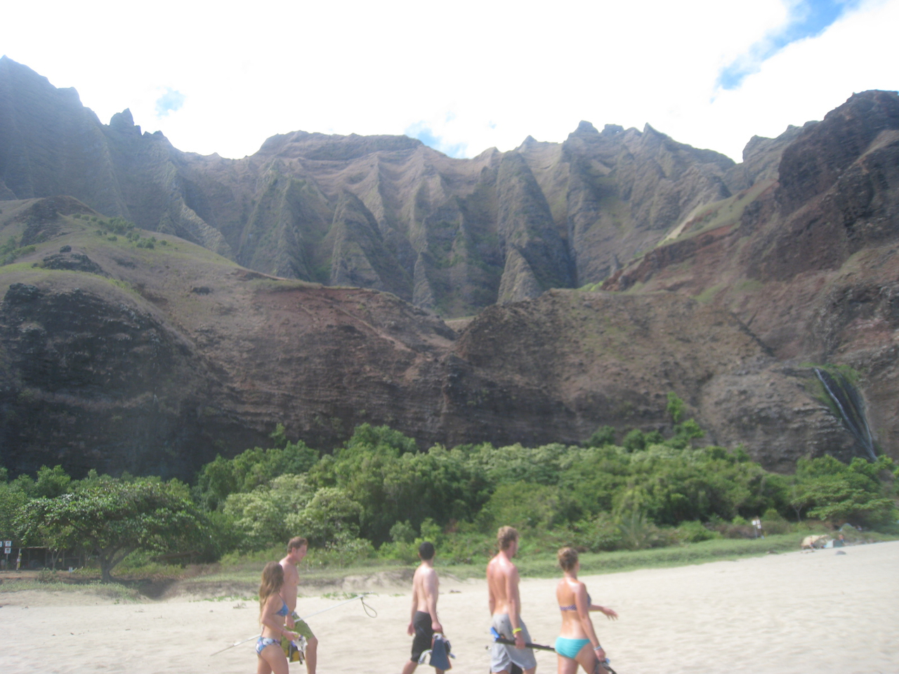 Adventure, Hike, Napali, Coast, Beach, Kalalau