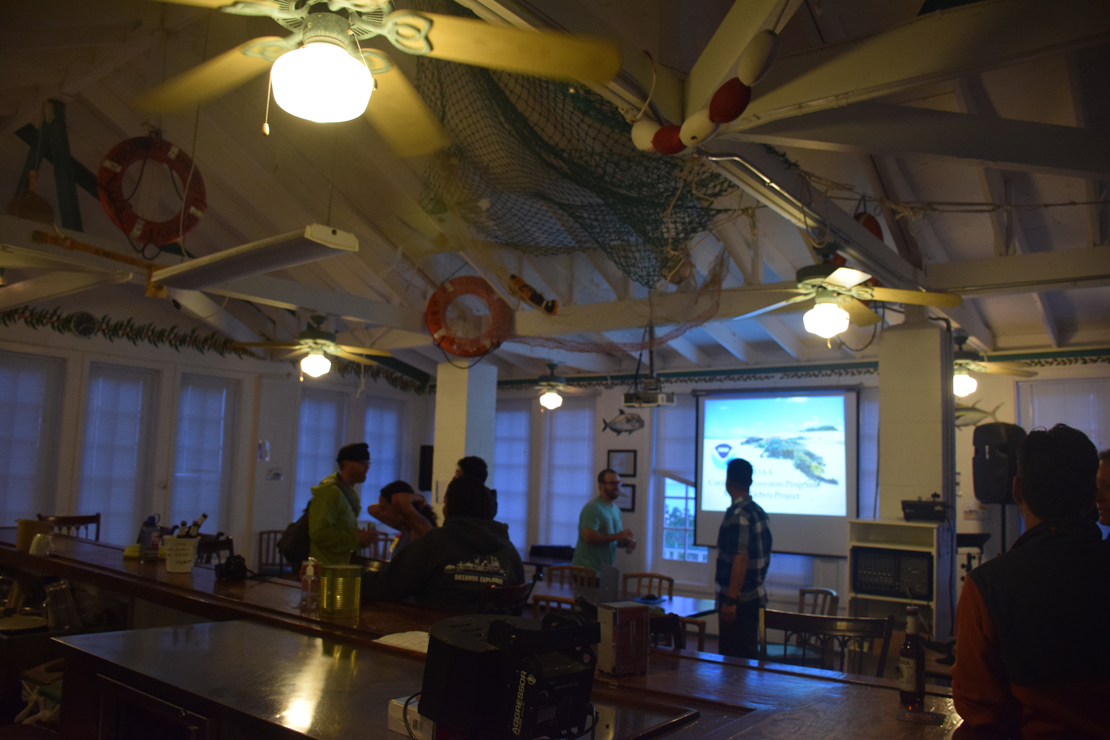 Captain Brooks, Bar, Club, Midway, Atoll, Northwestern Hawaiian Islands