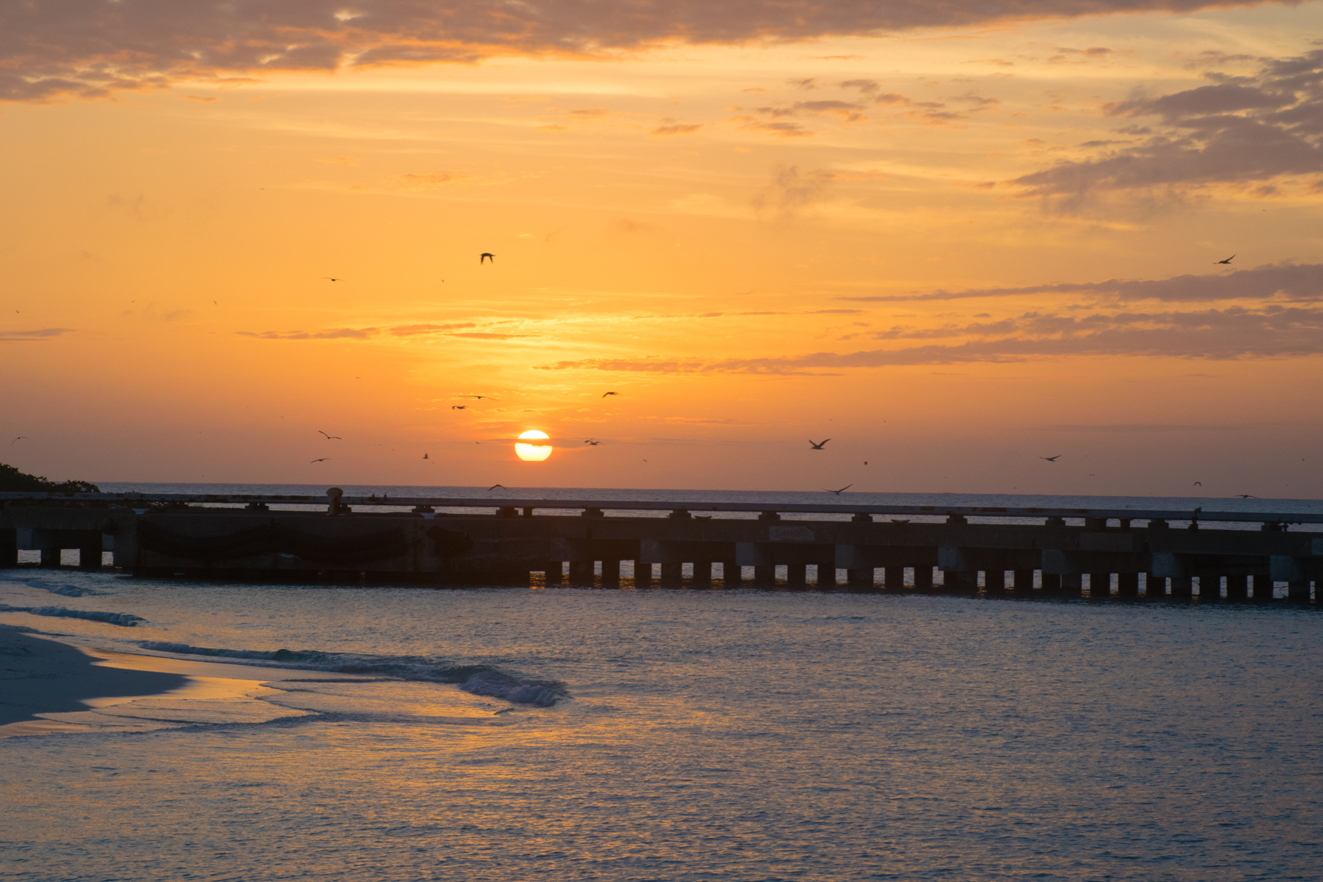 Midway, Atoll, Sunset