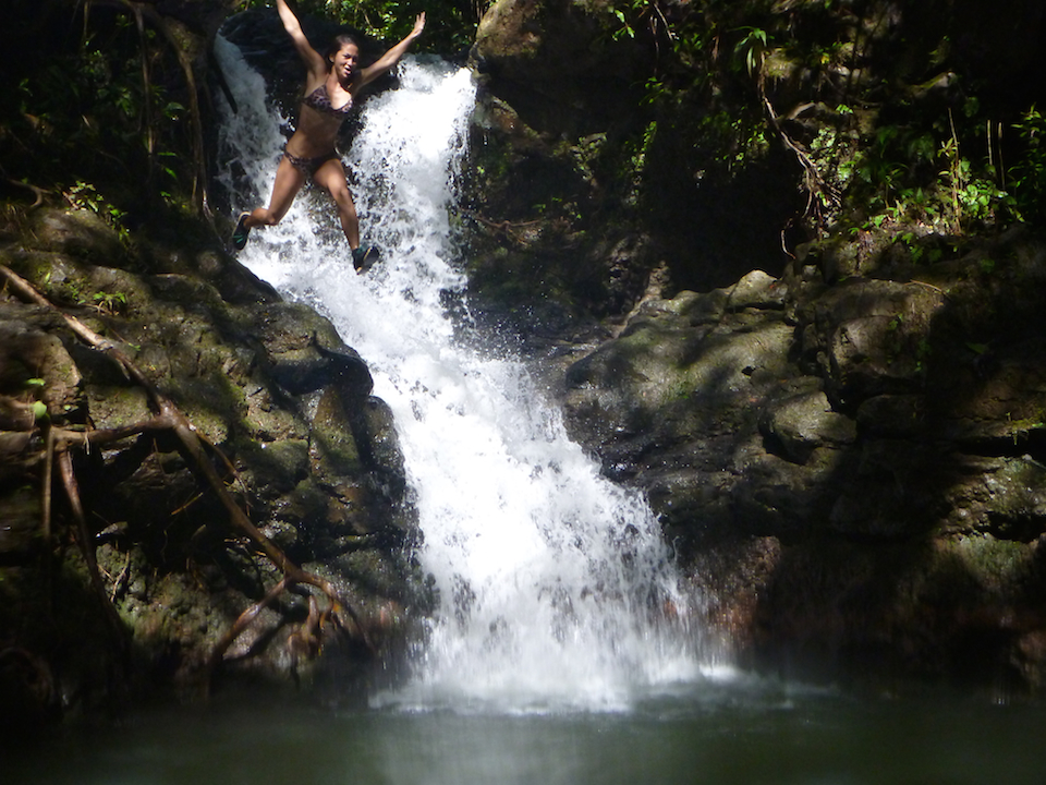 Kalauao, Falls, Aiea, Loop, Trail, junction, Oahu, Hawaii, Hike, Explore, Adventure, jumping, waterfall, swimming, pool, water, pond