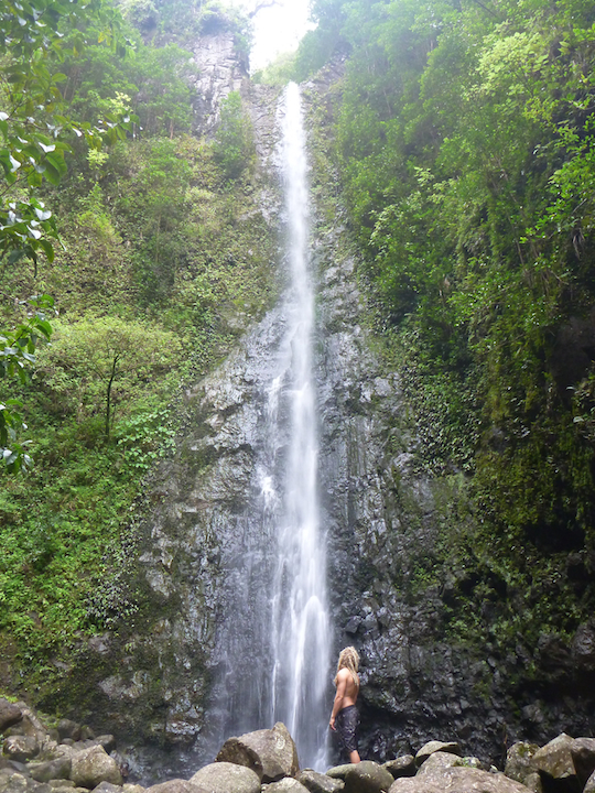 Koloa falls, left fork, Oahu, Hawaii