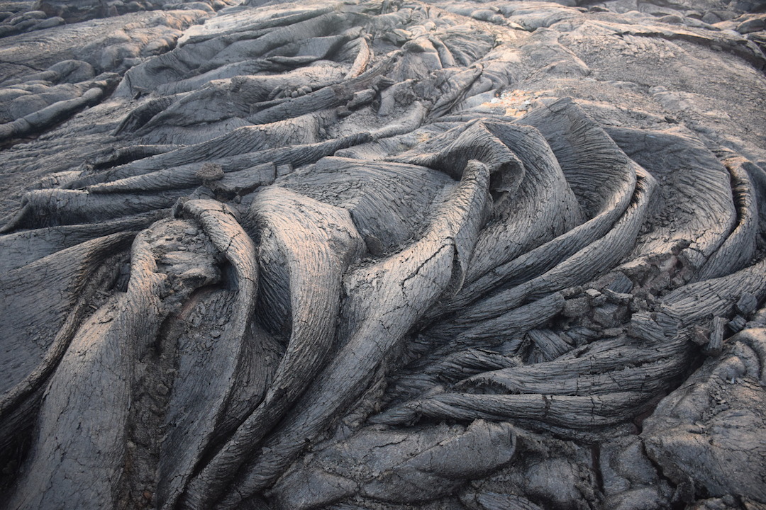 Hawaii, big, island, kilauea, kalapana, lava, dried, rock, igneous, blanket