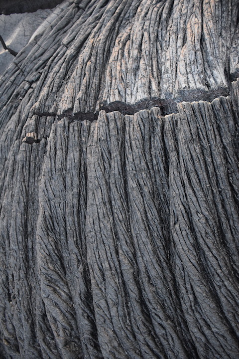 Hawaii, big, island, kilauea, kalapana, lava, dried, rock, igneous, rope, crack, fissure