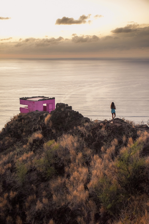 Puu O Hulu, Puu, O, Hulu, West Side, Waianae, Oahu, Hawaii, Hike, Adventure, Explore, WWII, World War, two, 2, II, Coastal defense, military, reservation, urban, urbex, abandoned, bunker, pill box, outpost, lookout, ocean view, ridge