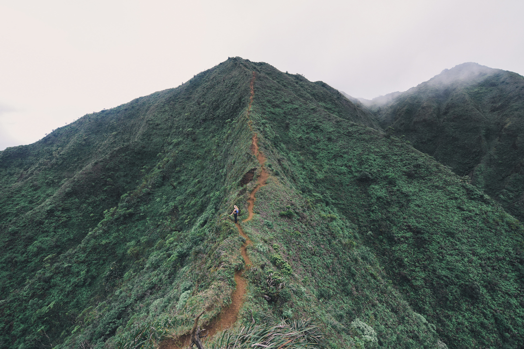 Oahu, Koolau mountains, ridge, summit, trail, hike