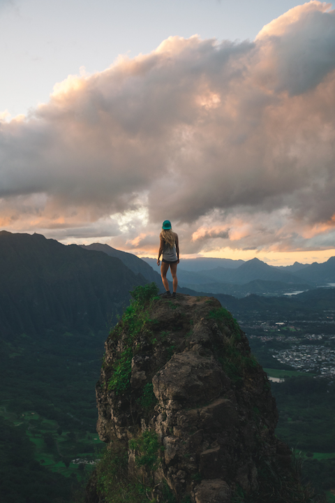 Pali, Notches, Hiking, Mountain, ridge, Koolau, Oahu, Hawaii, trek, cliff, lookout, rock, climbing, Ainatribe