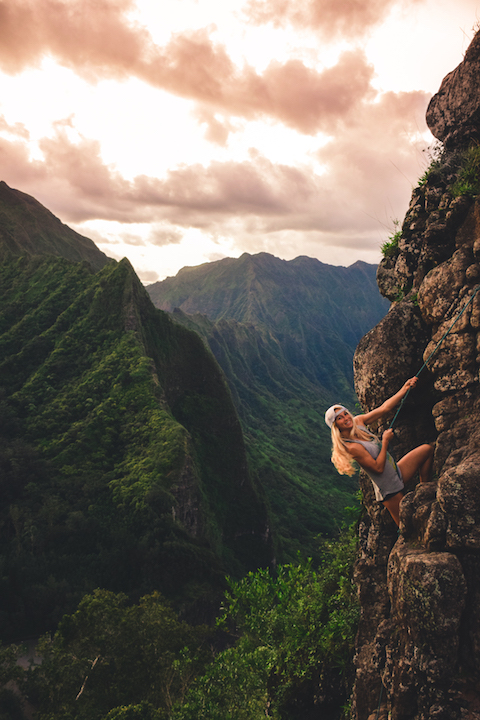 Pali, Notches, Hiking, Mountain, ridge, Koolau, Oahu, Hawaii, trek, cliff, lookout, rock, climbing