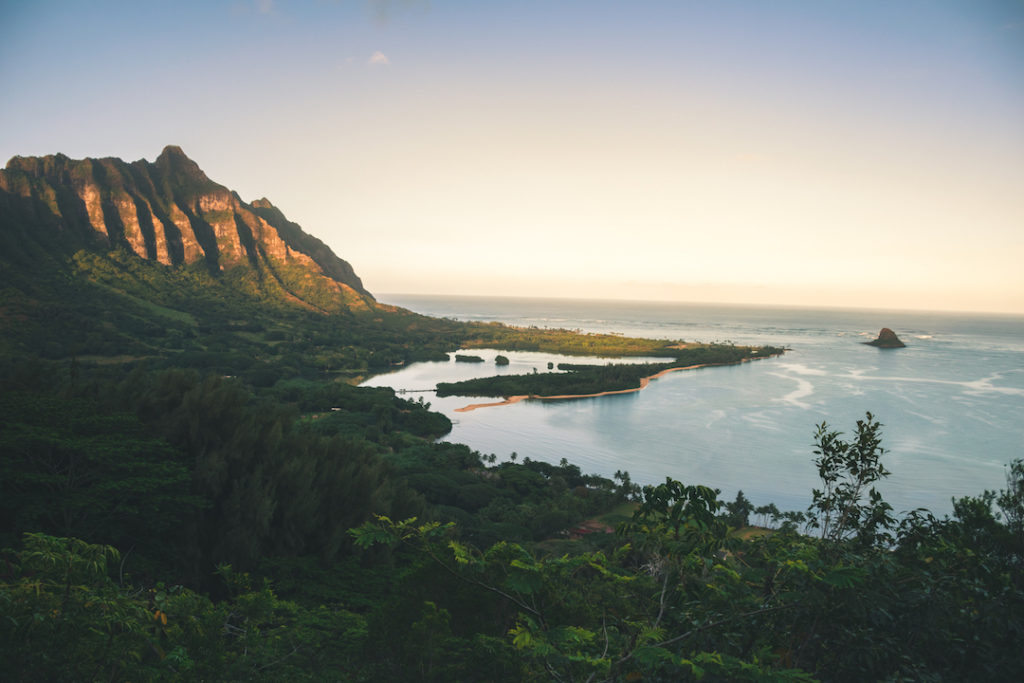 Oahu, hike, ridge, pride rock, Kaneohe, bay, Windward, Puu Ohulehule