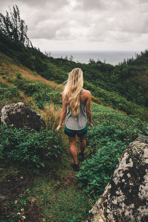 Hawaii, Oahu, Hiking, exploration, Kaipapau bunker, Hauula pillbox, ridge hike