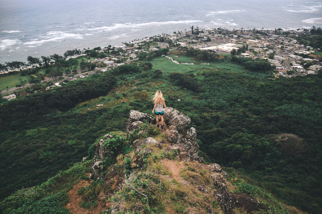 Hawaii, Oahu, Hiking, exploration, Kaipapau bunker, Hauula pillbox, ridge hike, windward